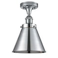 thumbnail image 1 of Innovations 916-1C-PC-M13-PC-LED Appalachian 1 Light Semi-Flush Mount part of the Ballston Collection, Polished Chrome, 1 of 1