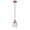 thumbnail image 1 of Innovations 916-1P-AC-G54-LED Small Bell 1 Light Mini Pendant part of the Ballston Collection, Antique Copper, 1 of 1