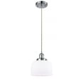 thumbnail image 1 of 916-1P-PC-G71-LED-Innovations Lighting-Large Bell-3.5W 1 LED Mini Pendant in Industrial Style-8 Inches Wide by 10 Inches High   Polished Chrome Finish, 1 of 1