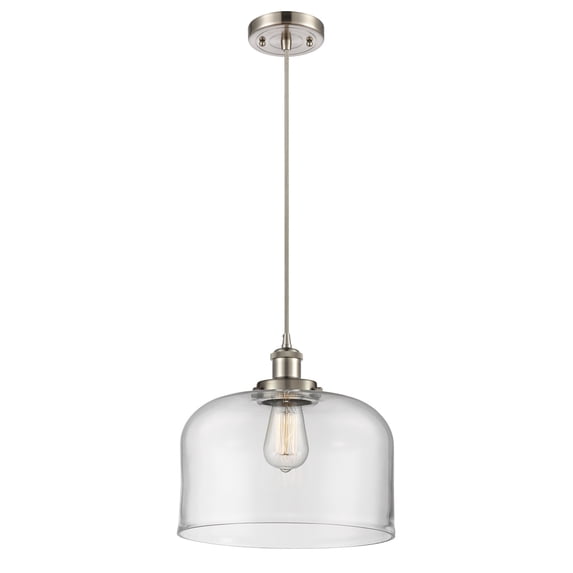 Innovations 916-1P-SN-G72-L-LED One Light Mini Pendant from Ballston collection