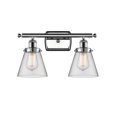 thumbnail image 1 of Innovations 916-2W-PC-G62-LED Small Cone 2 Light Bath Vanity Light part of the Ballston Collection, Polished Chrome, 1 of 1