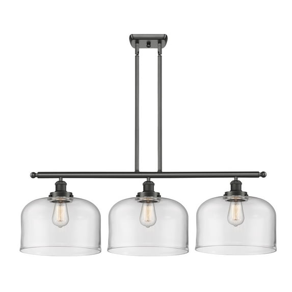 Innovations 916-3I-OB-G72-L-LED Three Light Island Pendant from Ballston collection 8.00 inches
