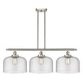 thumbnail image 1 of Innovations 916-3I-SN-G74-L-LED X-Large Bell 3 Light Island Light part of the Ballston Collection, Brushed Satin Nickel, 1 of 1