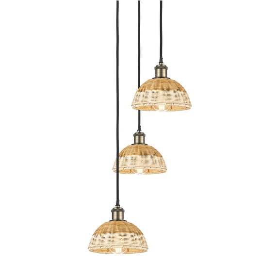 Innovations Lighting 113B-3P-29-14 Bristol Natural Ii Pendant Bristol Natural Ii 3 Light