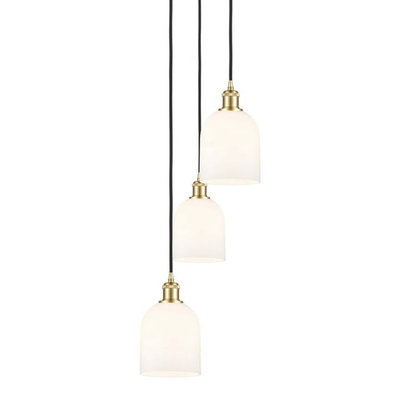 Innovations Lighting 113B-3P-30-12 Bella Pendant Bella 3 Light 12" Wide Multi Light