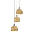 thumbnail image 1 of Innovations Lighting 113B-3P-30-19 Woven Rattan Pendant Woven Rattan 3 Light 19" Wide, 1 of 3