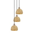 thumbnail image 1 of Innovations Lighting 113B-3P-30-19 Woven Rattan Pendant Woven Rattan 3 Light 19" Wide, 1 of 3