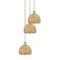 thumbnail image 1 of Innovations Lighting 113B-3P-30-19 Woven Rattan Pendant Woven Rattan 3 Light 19" Wide, 1 of 3