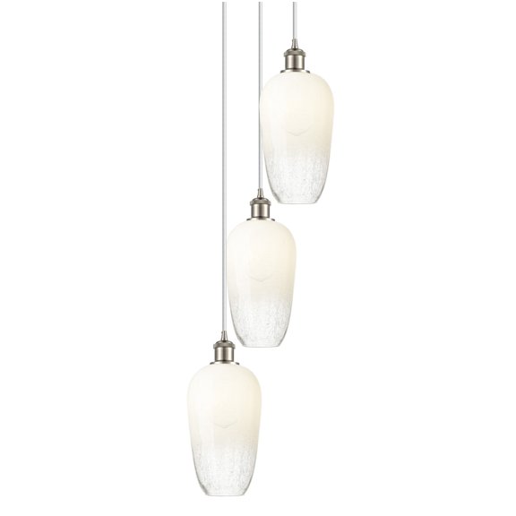 Innovations Lighting 113B-3P-46-14 Brookhaven Flute Pendant Brookhaven Flute 3 Light 14"