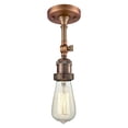 thumbnail image 1 of Innovations Lighting 200F Bare Bulb 1 Light 4-1/2" Wide Semi-Flush Ceiling Fixture -, 1 of 1
