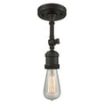 thumbnail image 1 of Innovations Lighting 200Nh-F Bare Bulb 1 Light 5" Wide Semi-Flush Ceiling Fixture - Bronze, 1 of 1
