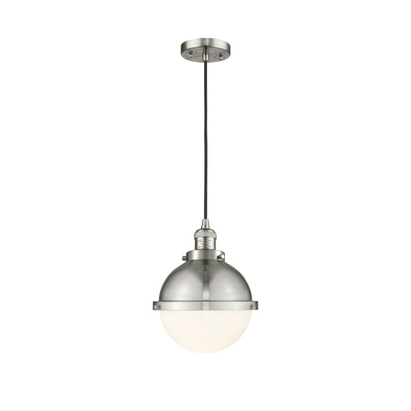 Innovations Lighting 201C-12-9 Hampden Pendant Hampden 9" Wide Mini Pendant - White