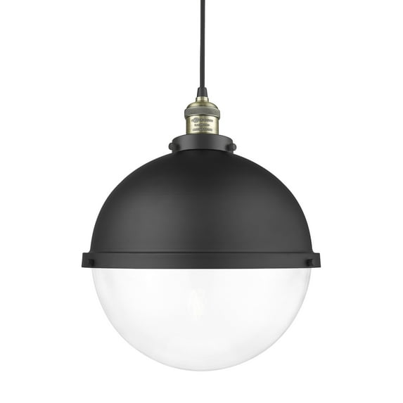 Innovations Lighting 201C-16-13 Hampden Pendant Hampden 13" Wide Pendant - Black