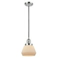 thumbnail image 1 of Innovations Lighting 201C-PC-G171 Fulton 7" Wide Mini Pendant - White, 1 of 7