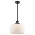 thumbnail image 1 of Innovations Lighting 201C-BK-G71-L X-Large Bell 1 Light 12" Wide Pendant - White, 1 of 7