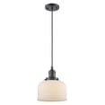 thumbnail image 1 of Innovations Lighting 201C Large Bell Large Bell 8" Wide Mini Pendant - MultiColor, 1 of 7
