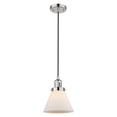 thumbnail image 1 of Innovations Lighting 201C-PN-G41 Large Cone 8" Wide Mini Pendant - White, 1 of 6