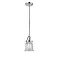 thumbnail image 1 of Innovations Lighting 201C-PC-G182S-LED Small Canton-3.5W 1 LED Mini Pendant in Industrial Style-6 Inches Wide by 10 Inches High   Polished Chrome Finish with Clear Glass, 1 of 1