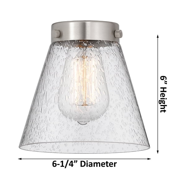 Innovations Lighting 201Csw-8-6 Cone Pendant Cone 6" Wide Mini Pendant - Satin Gold /