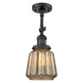 thumbnail image 1 of Innovations Lighting 201F-BK-G146 Chatham 1 Light 6" Wide Semi-Flush Ceiling Fixture -, 1 of 4