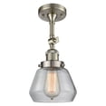 thumbnail image 1 of Innovations Lighting 201F-SN-G172 Fulton 1 Light 7" Wide Semi-Flush Ceiling Fixture -, 1 of 2