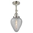thumbnail image 1 of Innovations Lighting 201F-PN-G165 Geneseo 1 Light 6-1/2" Wide Semi-Flush Ceiling Fixture -, 1 of 5