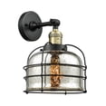 thumbnail image 1 of Innovations Lighting 201F Large Bell Cage Large Bell Cage 8" Wide Semi-Flush Ceiling, 1 of 6