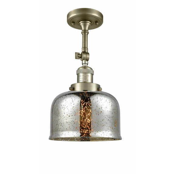 Innovations Lighting - Bell - 1 Light Semi-Flush Mount In Industrial Style-14