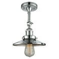 thumbnail image 1 of Innovations Lighting 201F Railroad Railroad 1 Light 8" Wide Semi-Flush Ceiling Fixture -, 1 of 5