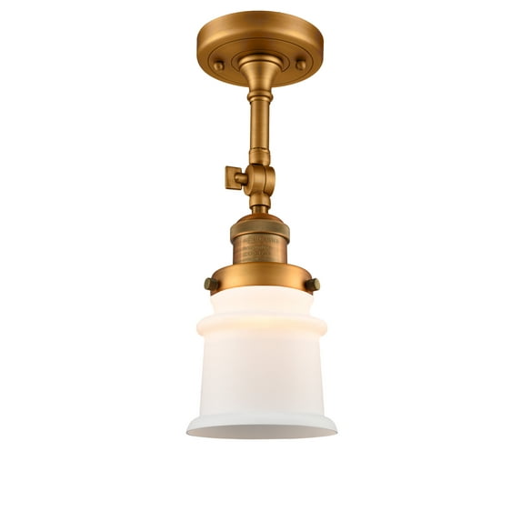 Innovations Lighting 201F Small Canton Small Canton 6" Wide Convertible Semi-Flush Ceiling