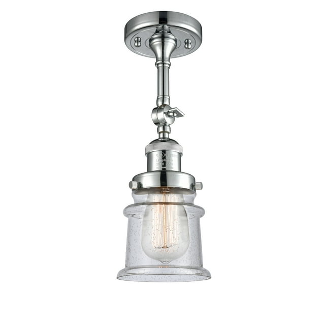 Innovations Lighting 201F Small Canton Small Canton 6" Wide Convertible Semi-Flush Ceiling