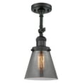 thumbnail image 1 of Innovations Lighting 201F-BK-G63 Small Cone 1 Light 6" Wide Semi-Flush Ceiling Fixture -, 1 of 5