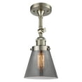 thumbnail image 1 of Innovations Lighting 201F-SN-G63 Small Cone 1 Light 6" Wide Semi-Flush Ceiling Fixture -, 1 of 5