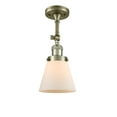 thumbnail image 1 of Innovations Lighting 201F-AB-G61 Small Cone 1 Light 6" Wide Semi-Flush Ceiling Fixture -, 1 of 5