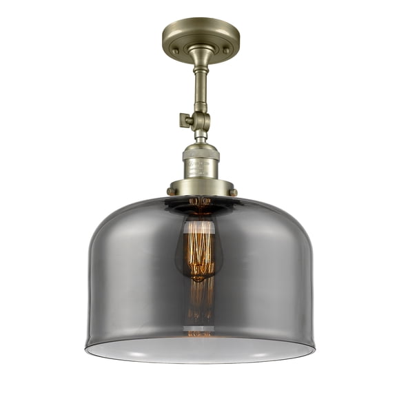 Innovations Lighting 201F X-Large Bell X-Large Bell 12" Wide Semi-Flush Ceiling Fixture -