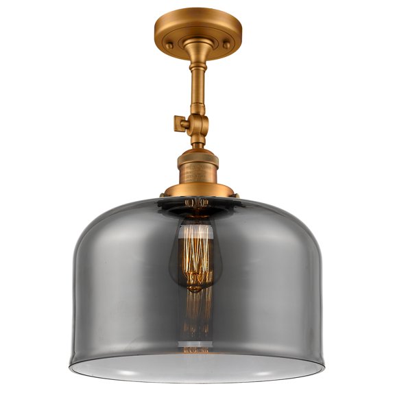 Innovations Lighting 201F-BB-G73-L X-Large Bell 12" Wide Semi-Flush Ceiling Fixture -