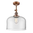 thumbnail image 1 of Innovations Lighting 201F X-Large Bell X-Large Bell 12" Wide Semi-Flush Ceiling Fixture -, 1 of 3