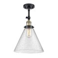 thumbnail image 1 of Innovations Lighting 201F-BAB-G44-L X-Large Cone 12" Wide Semi-Flush Ceiling Fixture -, 1 of 2