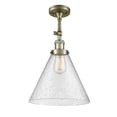 thumbnail image 1 of Innovations Lighting 201F-AB-G44-L X-Large Cone 12" Wide Semi-Flush Ceiling Fixture -, 1 of 2