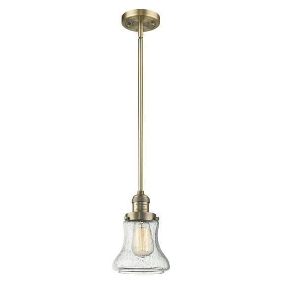 Innovations Lighting 201S Bellmont Bellmont 7" Wide Mini Pendant - Brass