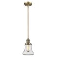 thumbnail image 1 of Innovations Lighting 201S-BB-G192 Bellmont 7" Wide Mini Pendant - Brass, 1 of 7