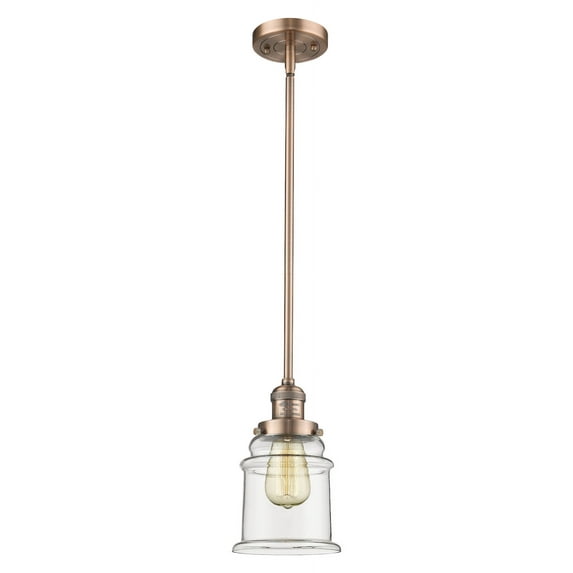 Innovations Lighting 201S Canton Canton 7" Wide Mini Pendant - Copper