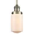 thumbnail image 1 of Innovations Lighting 201S Dover Dover 10" Tall Mini Rod Hung Pendant - White, 1 of 7