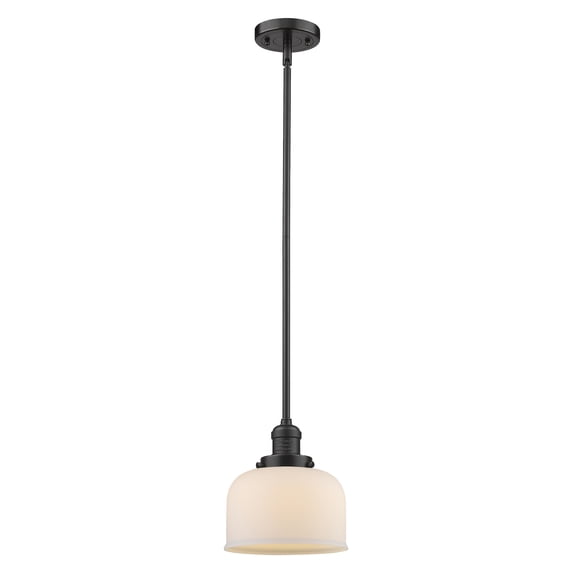 Innovations Lighting 201S Large Bell Bell 8" Wide 1 Light Mini Pendant - MultiColor