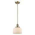 thumbnail image 1 of Innovations Lighting 201S Large Bell Bell 8" Wide 1 Light Mini Pendant - White, 1 of 7