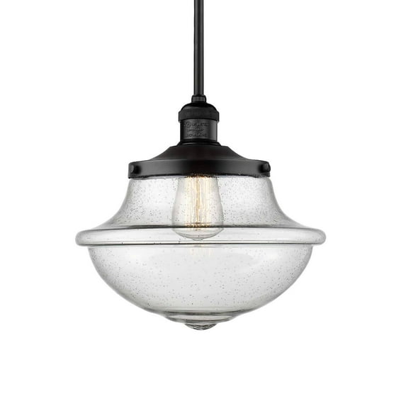 Innovations Lighting 201S Oxford Schoolhouse Oxford Schoolhouse 1 Light 12" Wide Pendant -