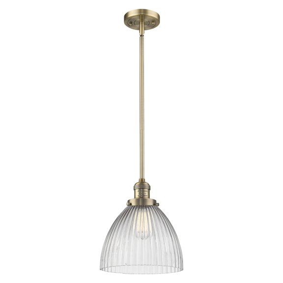 Innovations Lighting 201S Pendleton Pendleton 1 Light 10" Wide Mini Pendant - Brass