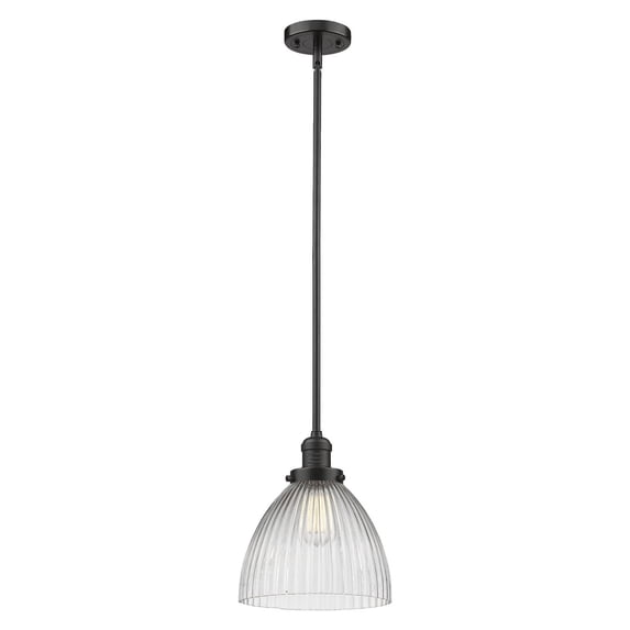 Innovations Lighting 201S-OB-G222 Pendleton 1 Light 10" Wide Mini Pendant - Bronze