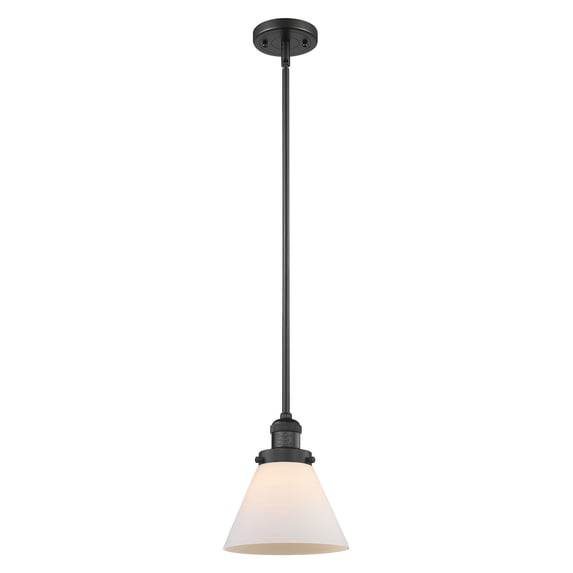 Innovations Lighting 201S-BK-G41-L X-Large Cone 1 Light 12" Wide Pendant - White