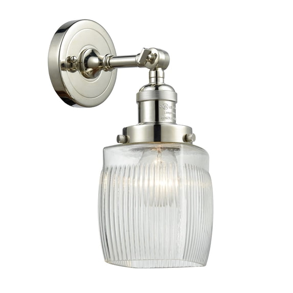Innovations Lighting 203 Colton Colton 1 Light 11" Tall Bathroom Sconce - Nickel